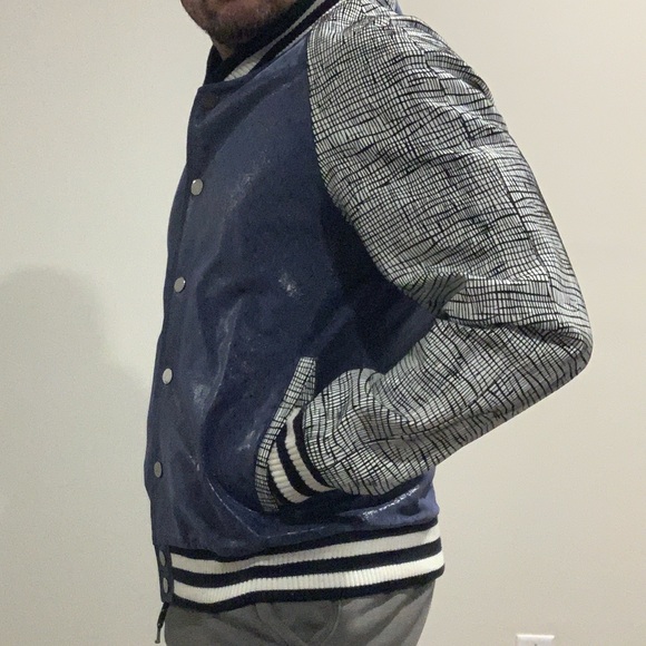 Mr. Nieves Suede Varsity Jacket - Picture 6 of 13